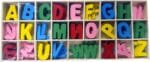 Colorful Wooden Alphabets Set (5 Pcs Each)