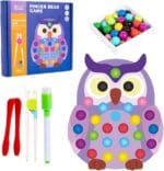 Wooden Pincer Bead Game for Kids