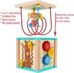 5-in-1 Wooden Activity Cube