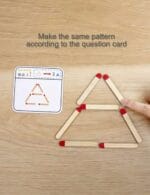 Montessori Matchstick Puzzle Game