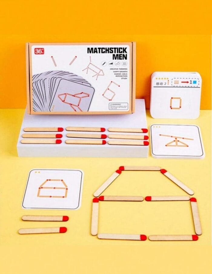 Montessori Matchstick Puzzle Game