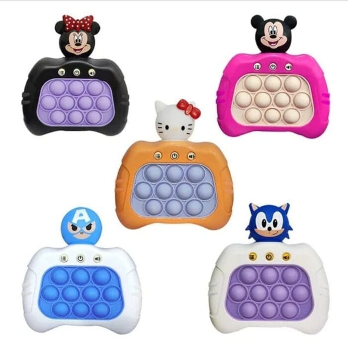 Character Push Pop It Game – Fun Fidget Toy with Light & Sound for Kids